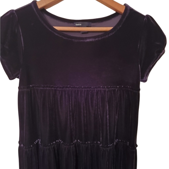 Girls Velvet Gap Dress Size 12 - Picture 2 of 4